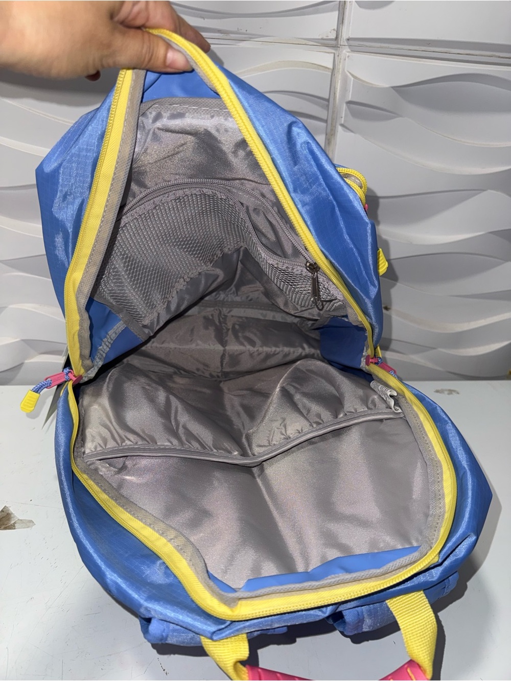 Eastsport Blue Multicolor Men's 18.5" Backpack - Picture 4 of 9